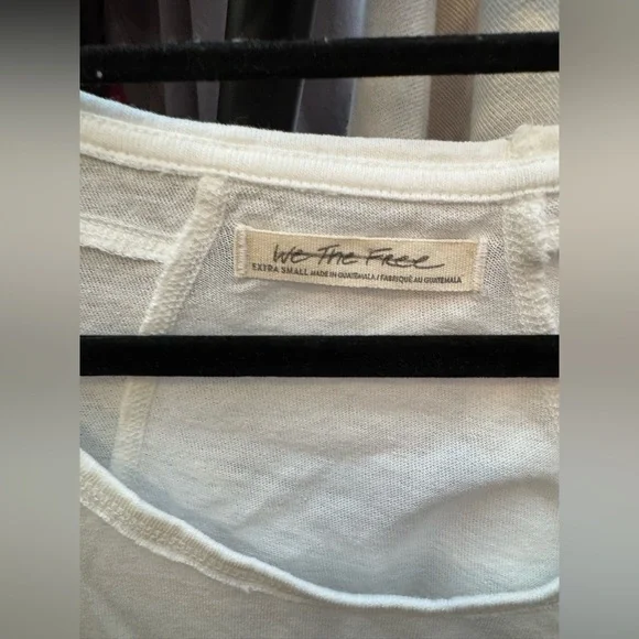 Free People White Short Sleeve Top - Picture 8 of 8